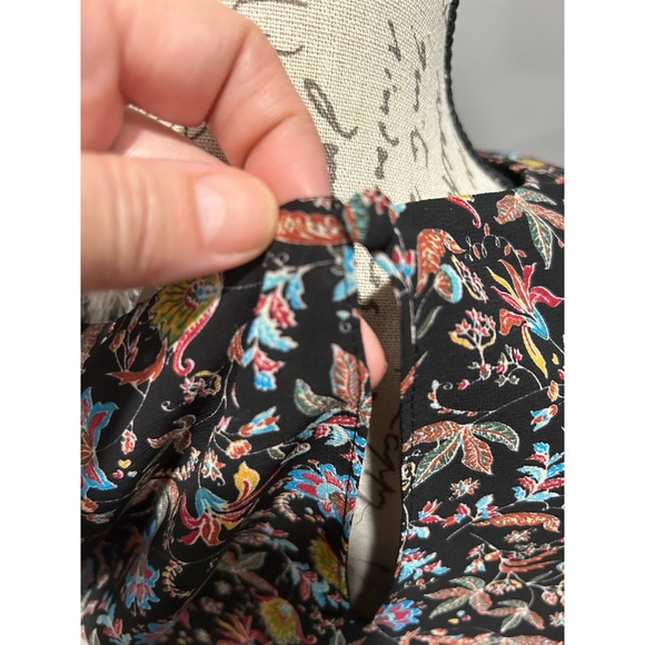 Rose + Olive Blouse Size Large, NWT Flare Sleeves - Picture 3 of 13